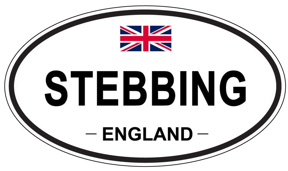 STEBBING, England - Oval Magnet