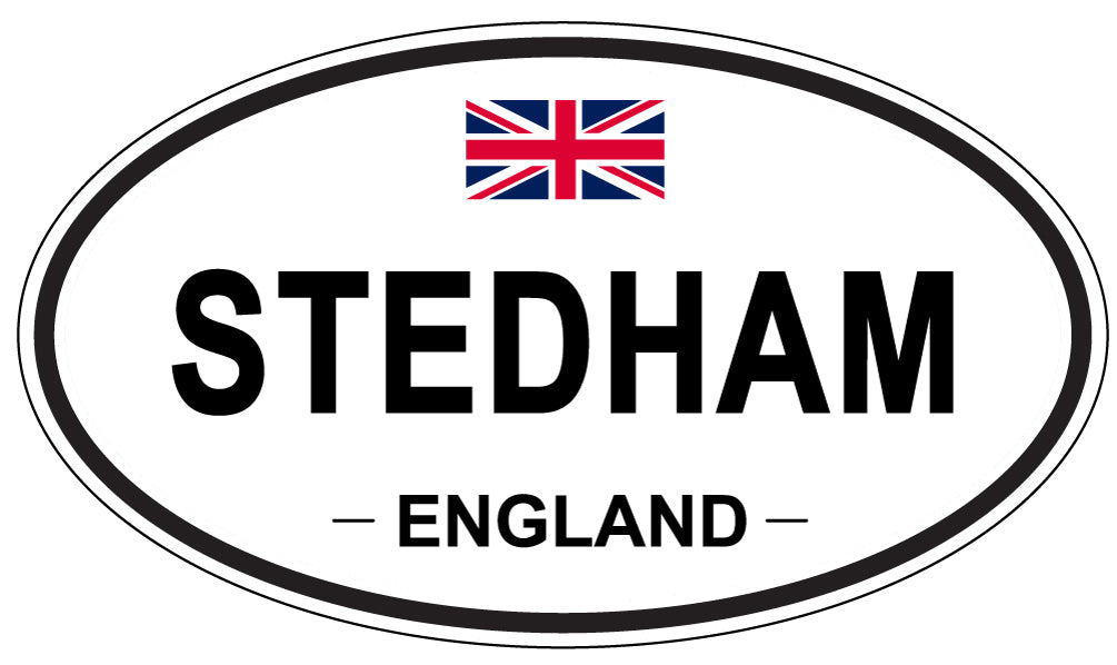 STEDHAM, ENGLAND - Oval Sticker