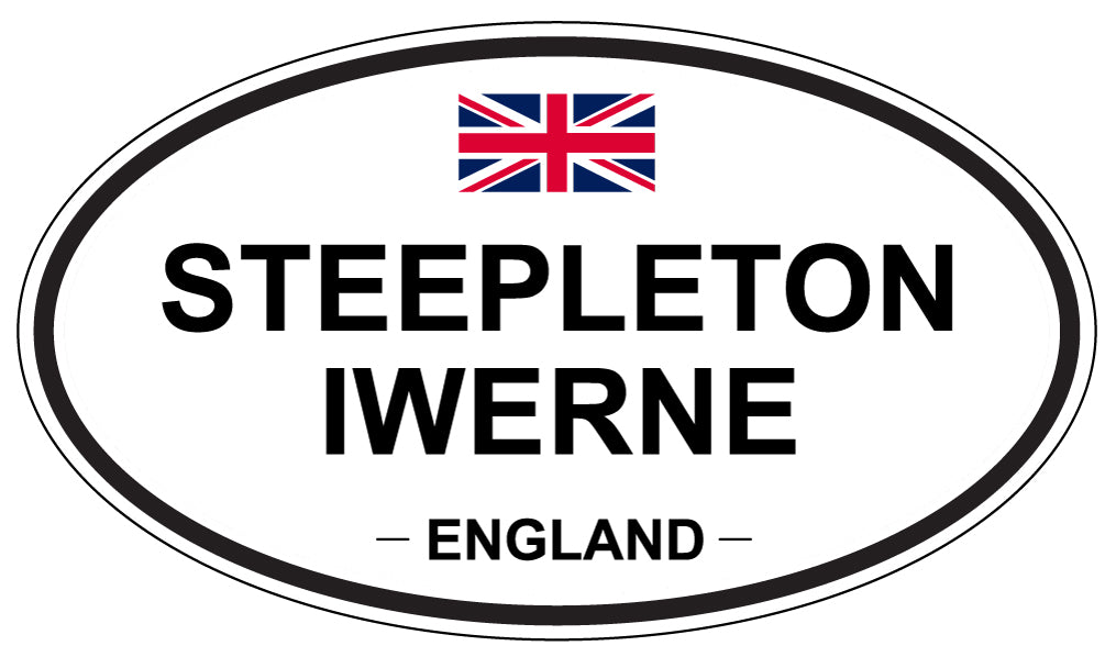 STEEPLETON IWERNE, England - Oval Magnet