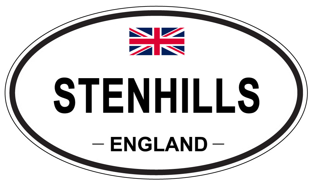 STENHILLS, England - Oval Magnet
