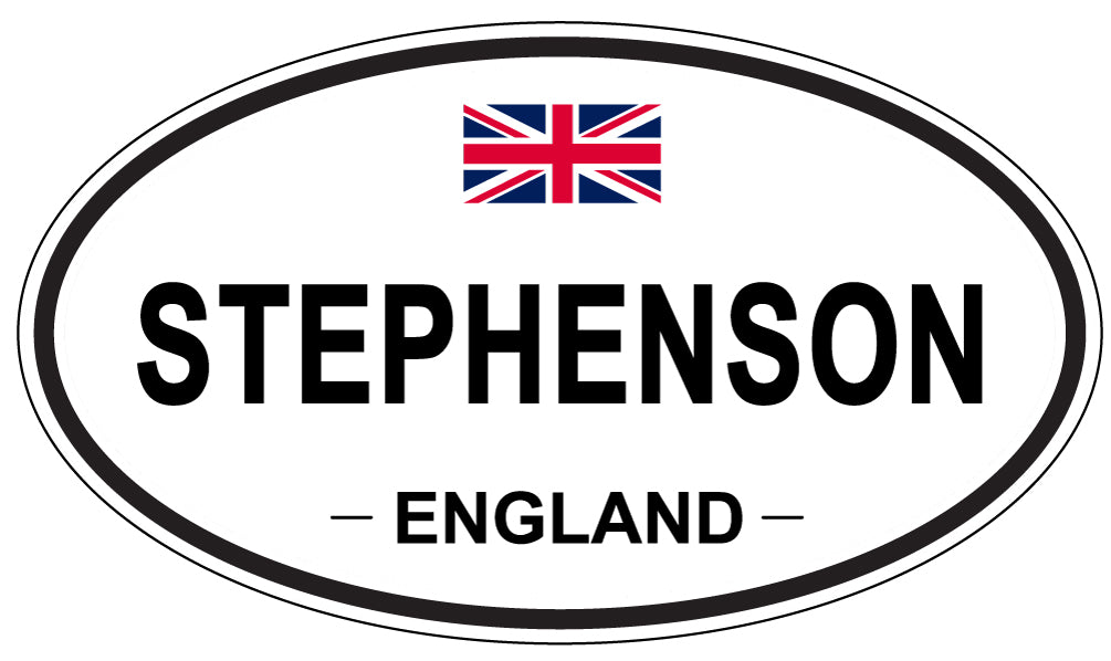 STEPHENSON, England - Oval Magnet
