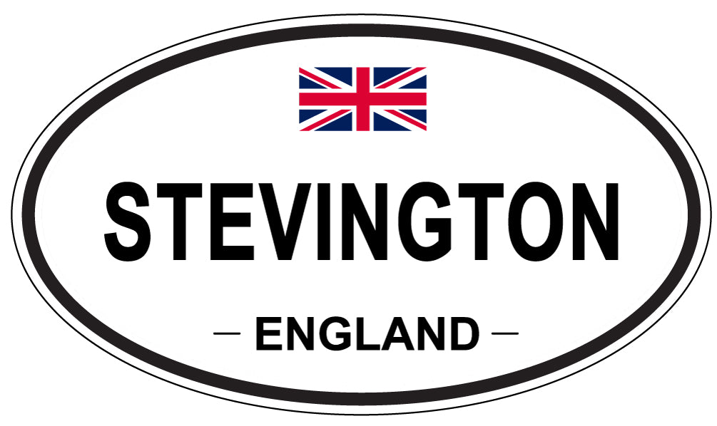 STEVINGTON, England - Oval Magnet