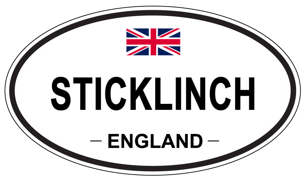 STICKLINCH, ENGLAND - Oval Sticker