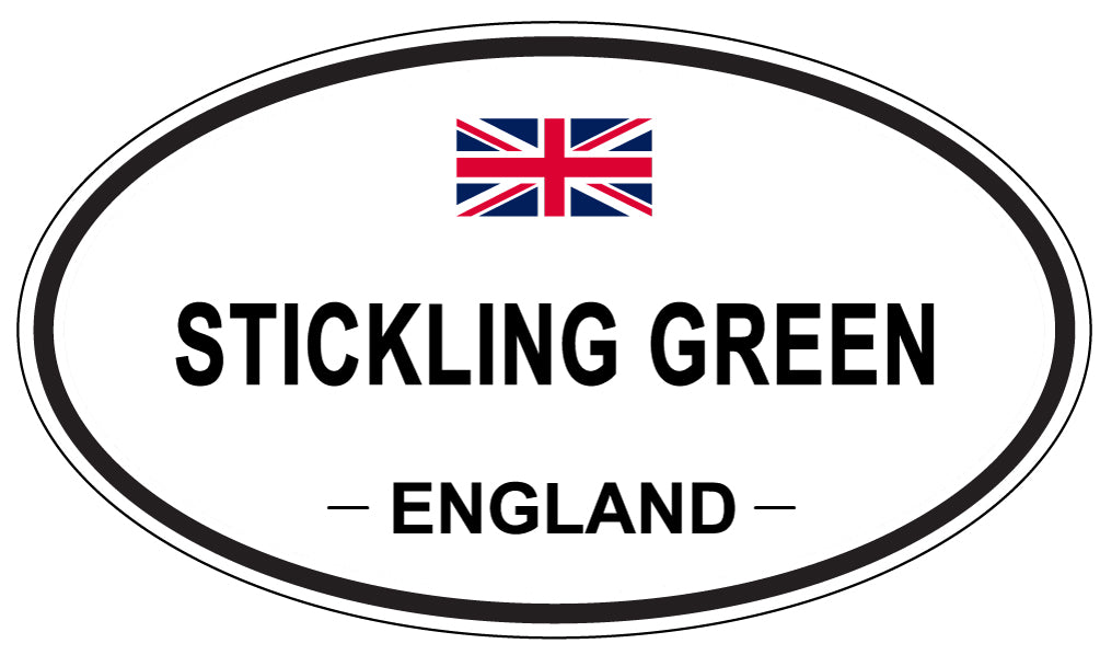 STICKLING GREEN, England - Oval Magnet