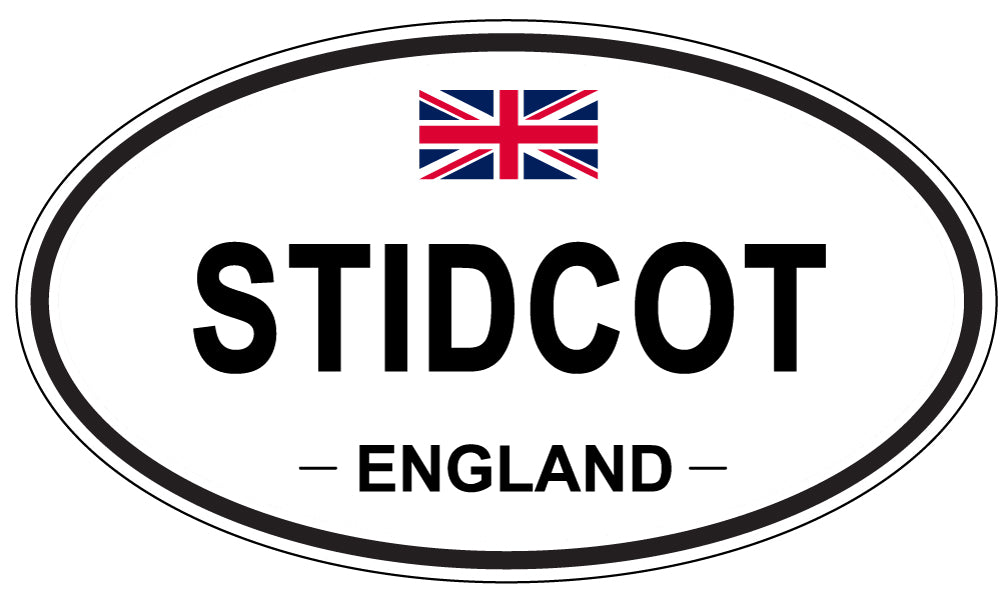 STIDCOT, England - Oval Magnet