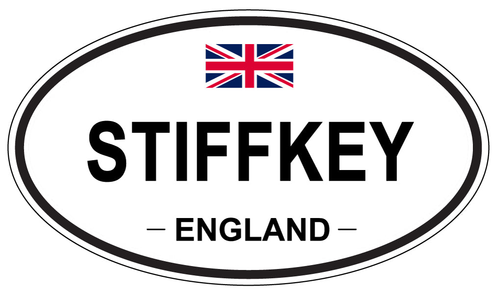 STIFFKEY, ENGLAND - Oval Sticker