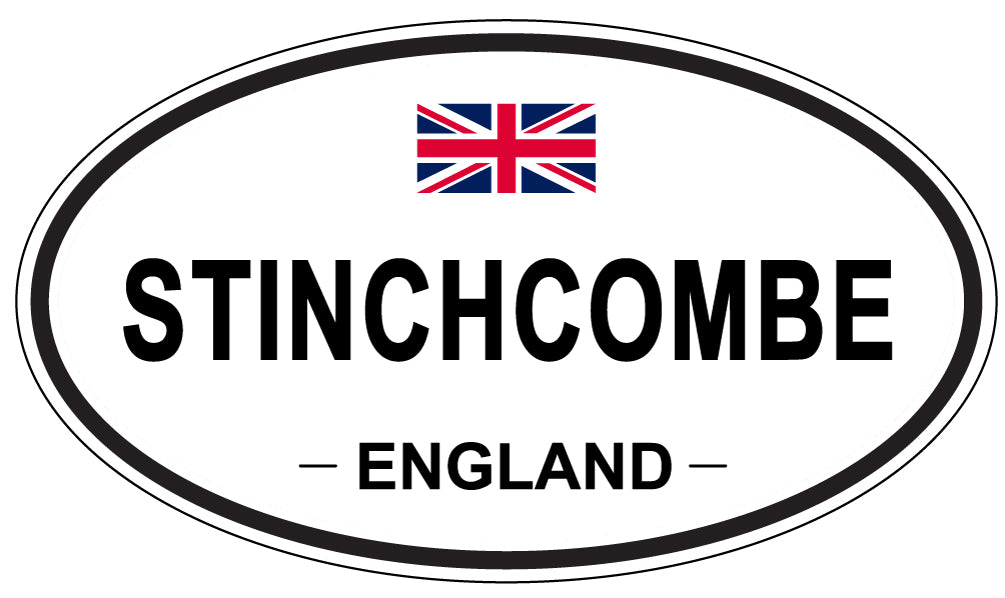 STINCHCOMBE, ENGLAND - Oval Sticker