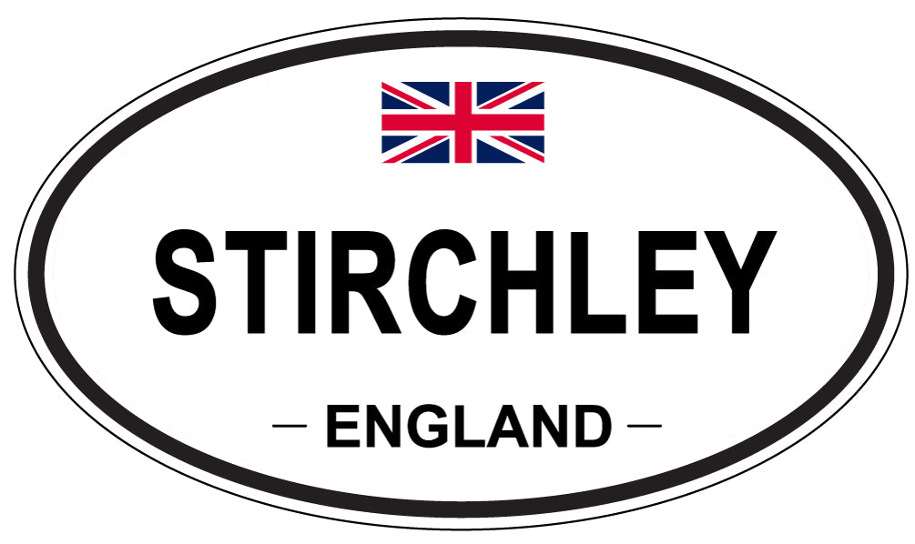 STIRCHLEY, England - Oval Magnet