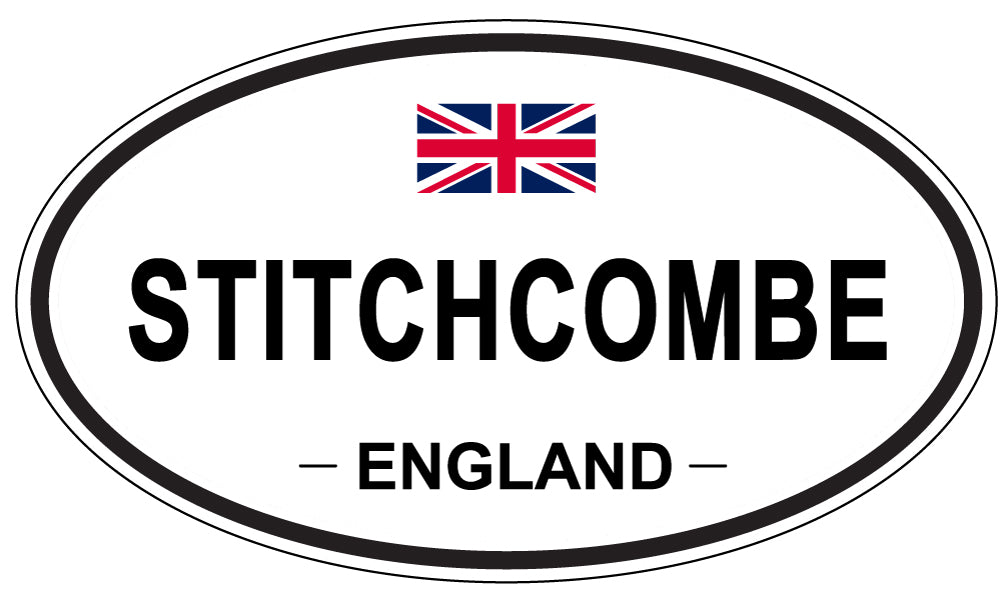 STITCHCOMBE, ENGLAND - Oval Sticker