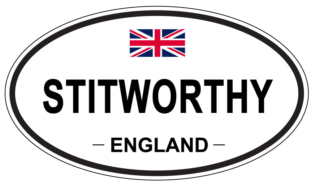 STITWORTHY, England - Oval Magnet