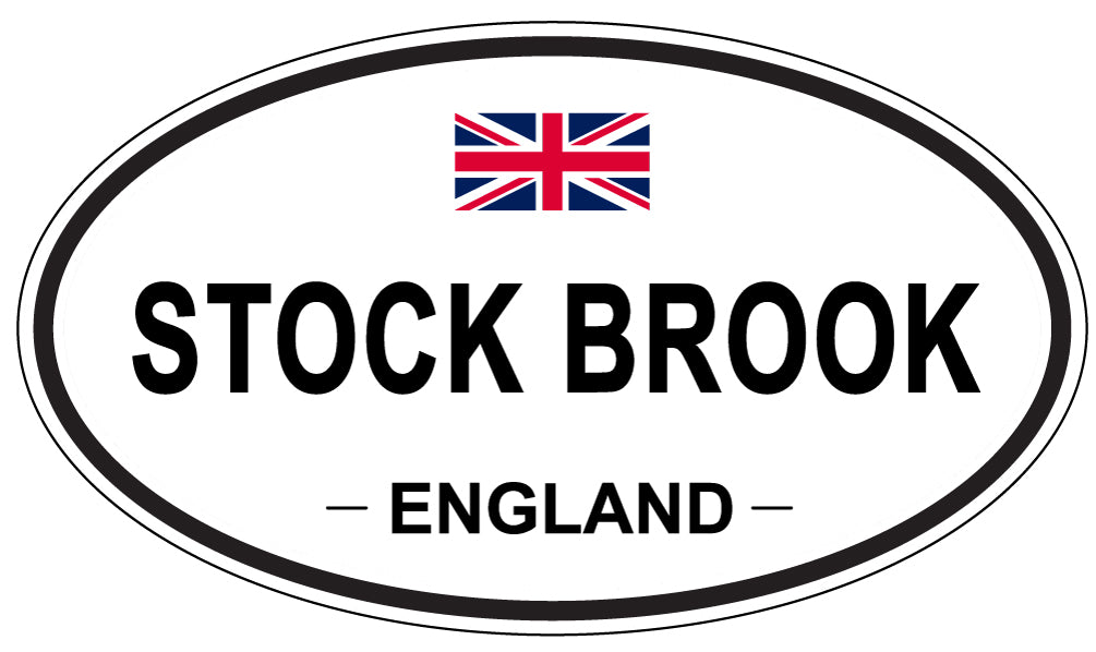 STOCK BROOK, England - Oval Magnet