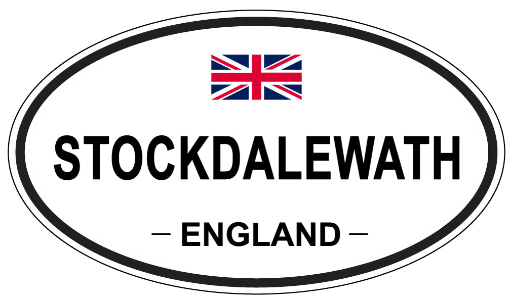 STOCKDALEWATH, ENGLAND - Oval Sticker