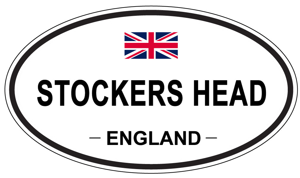 STOCKERS HEAD, England - Oval Magnet