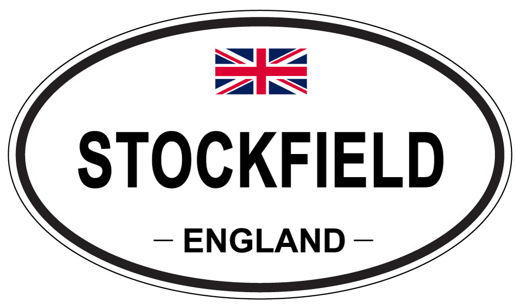 STOCKFIELD, England - Oval Magnet