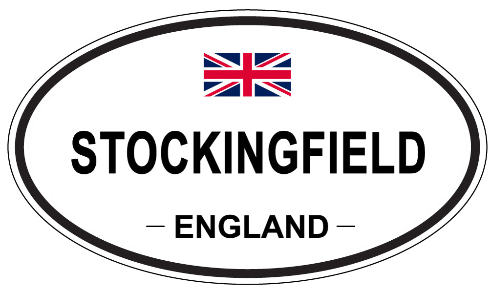 STOCKINGFIELD, ENGLAND - Oval Sticker