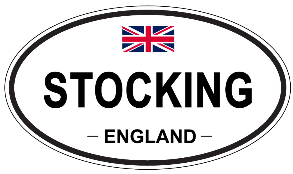 STOCKING, England - Oval Magnet