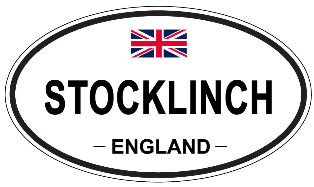 STOCKLINCH, ENGLAND - Oval Sticker