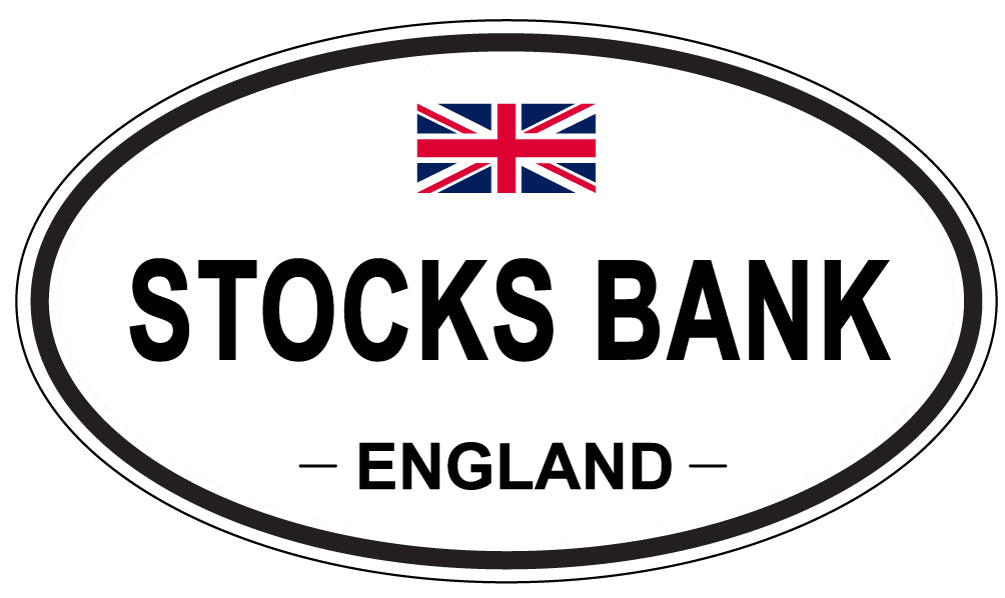 STOCKS BANK, England - Oval Magnet