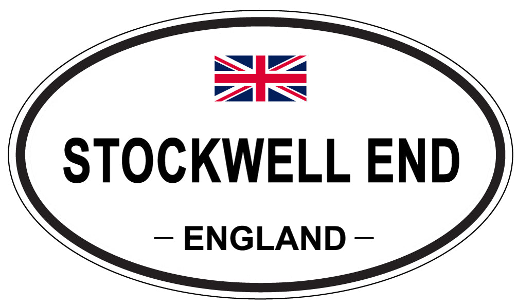 STOCKWELL END, ENGLAND - Oval Sticker