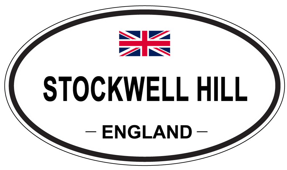 STOCKWELL HILL, England - Oval Magnet