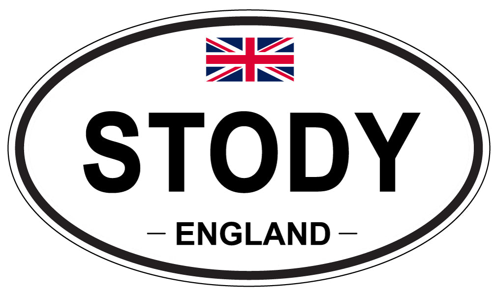 STODY, ENGLAND - Oval Sticker