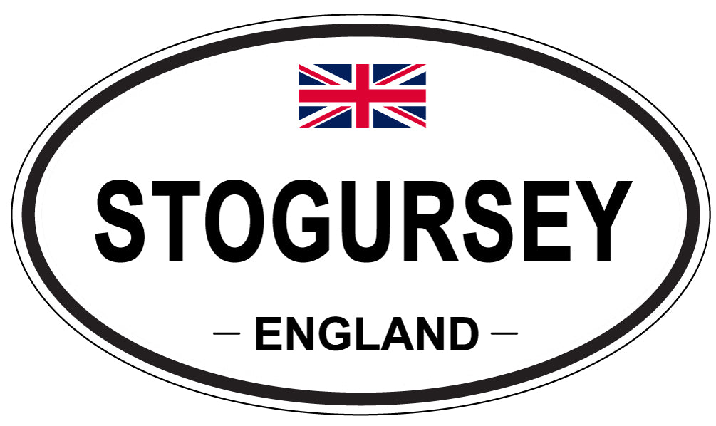 STOGURSEY, England - Oval Magnet