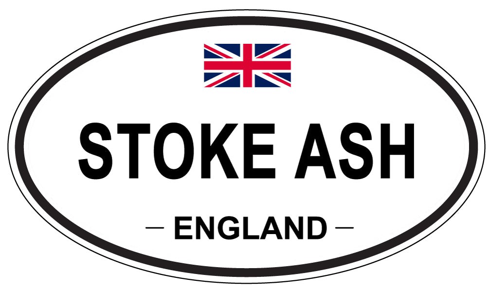 STOKE ASH, England - Oval Magnet