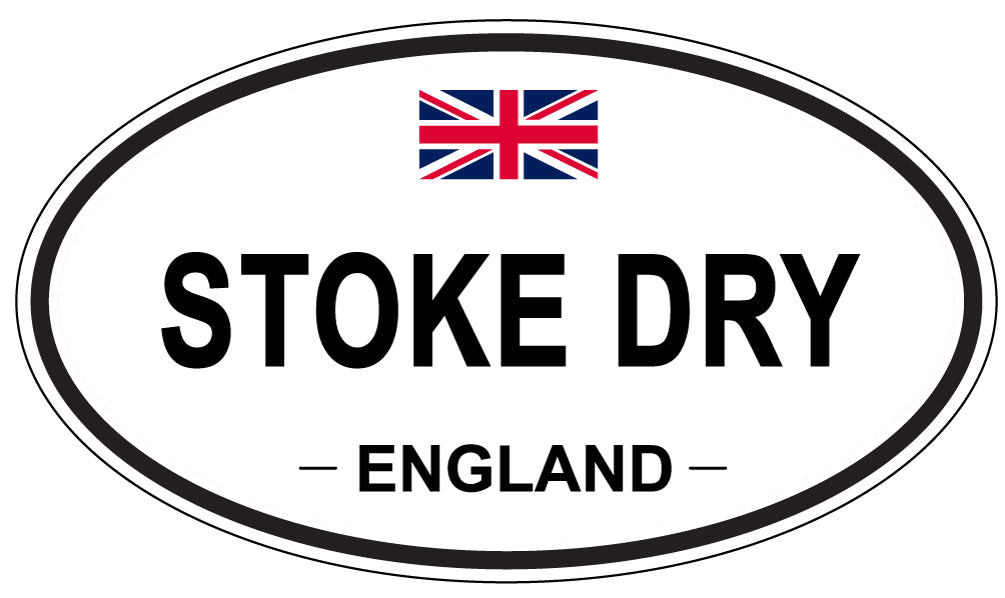 STOKE DRY, England - Oval Magnet