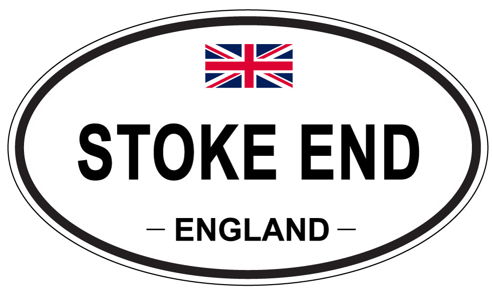 STOKE END, England - Oval Magnet