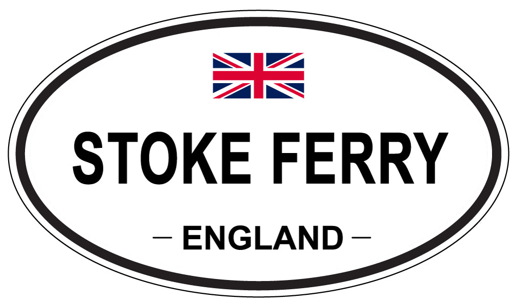 STOKE FERRY, ENGLAND - Oval Sticker