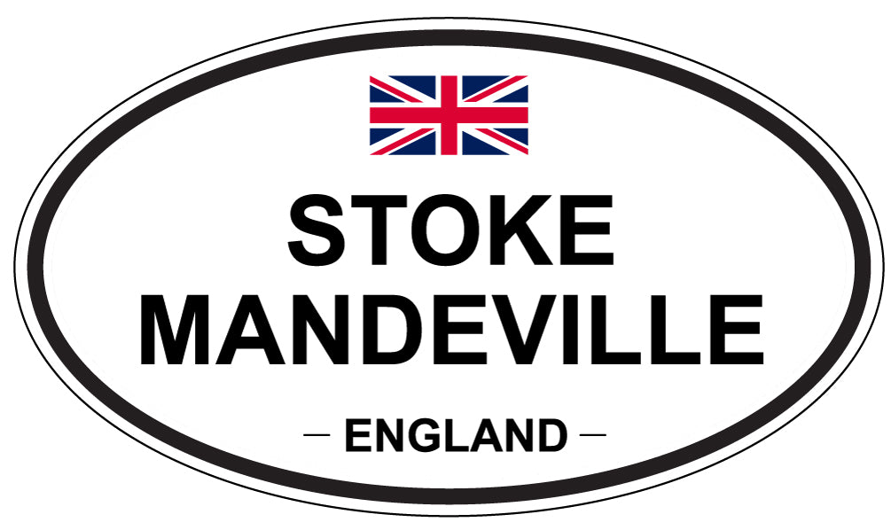 STOKE MANDEVILLE, ENGLAND - Oval Sticker