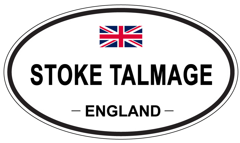 STOKE TALMAGE, ENGLAND - Oval Sticker