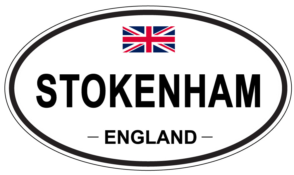 STOKENHAM, ENGLAND - Oval Sticker