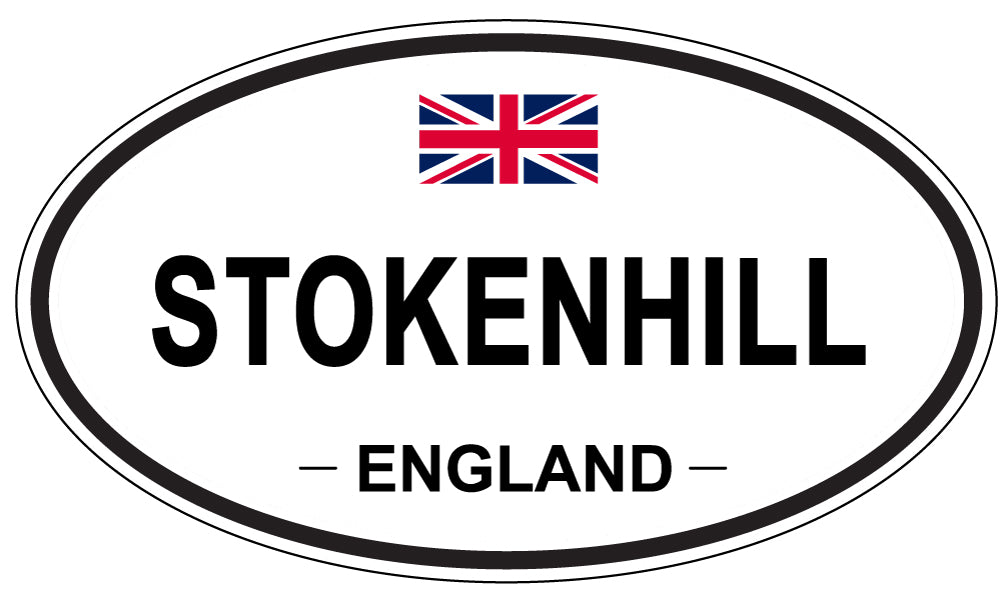STOKENHILL, ENGLAND - Oval Sticker