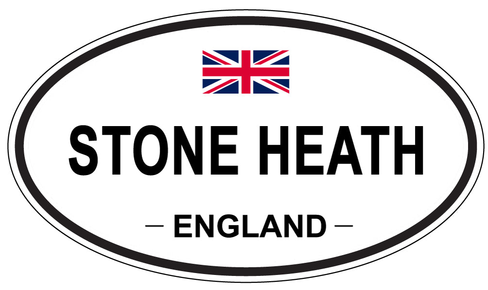 STONE HEATH, England - Oval Magnet