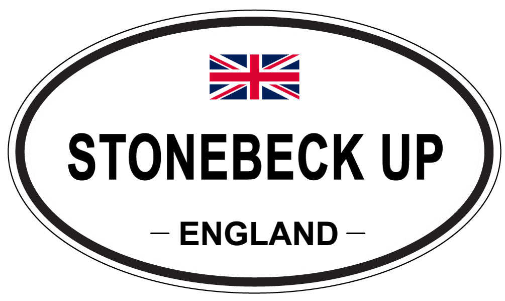 STONEBECK UP, England - Oval Magnet