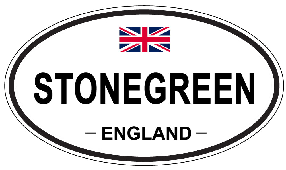 STONEGREEN, England - Oval Magnet