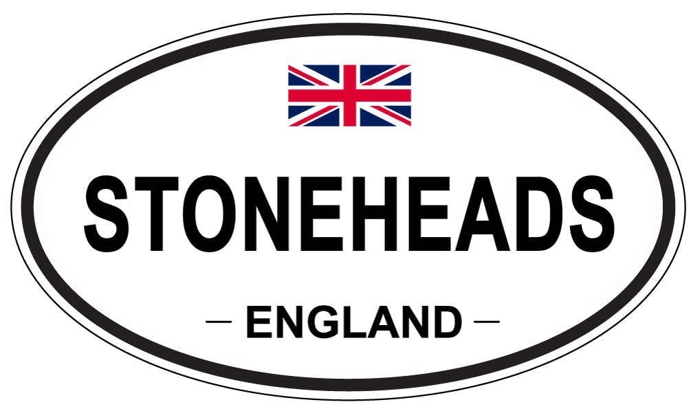 STONEHEADS, England - Oval Magnet