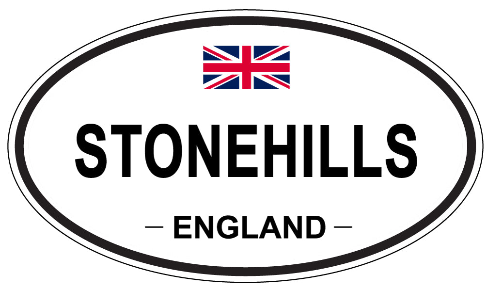STONEHILLS, England - Oval Magnet