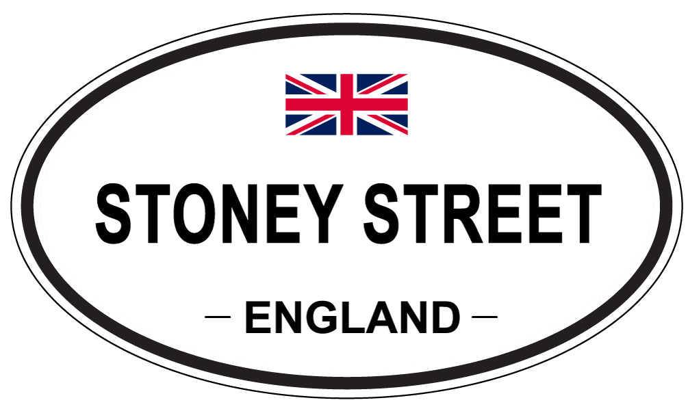 STONEY STREET, ENGLAND - Oval Sticker