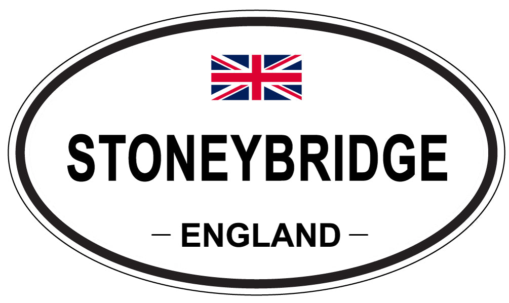 STONEYBRIDGE, England - Oval Magnet