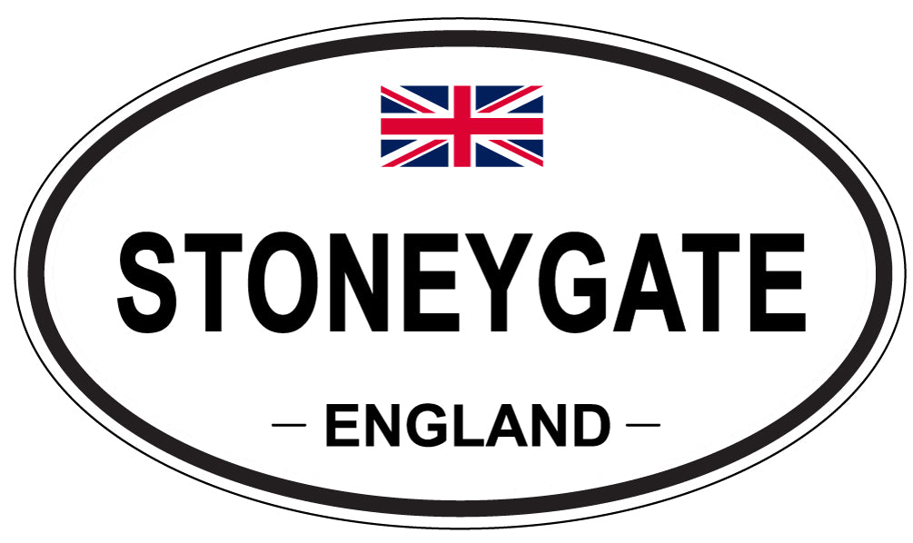 STONEYGATE, England - Oval Magnet