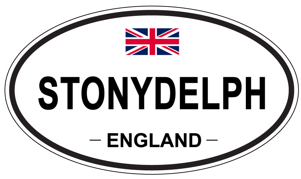 STONYDELPH, England - Oval Magnet
