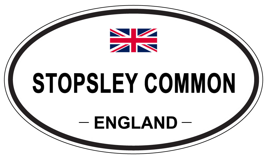 STOPSLEY COMMON, ENGLAND - Oval Sticker