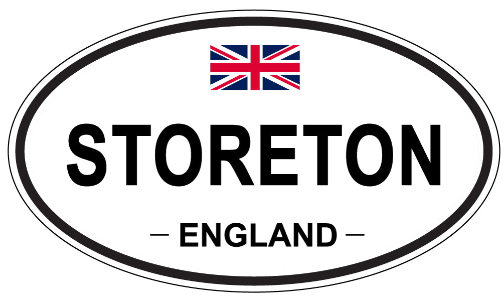 STORETON, England - Oval Magnet
