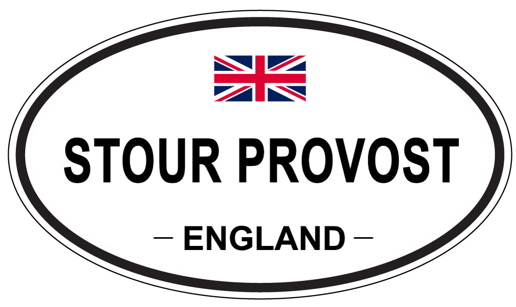 STOUR PROVOST, England - Oval Magnet