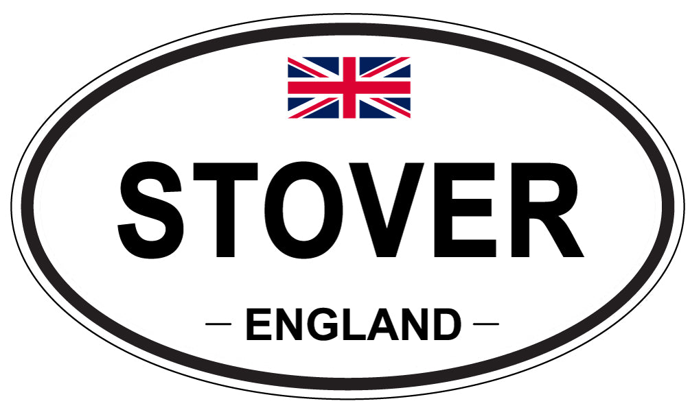 STOVER, England - Oval Magnet