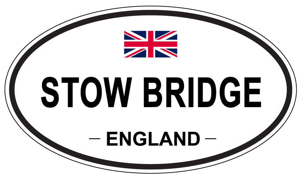 STOW BRIDGE, England - Oval Magnet