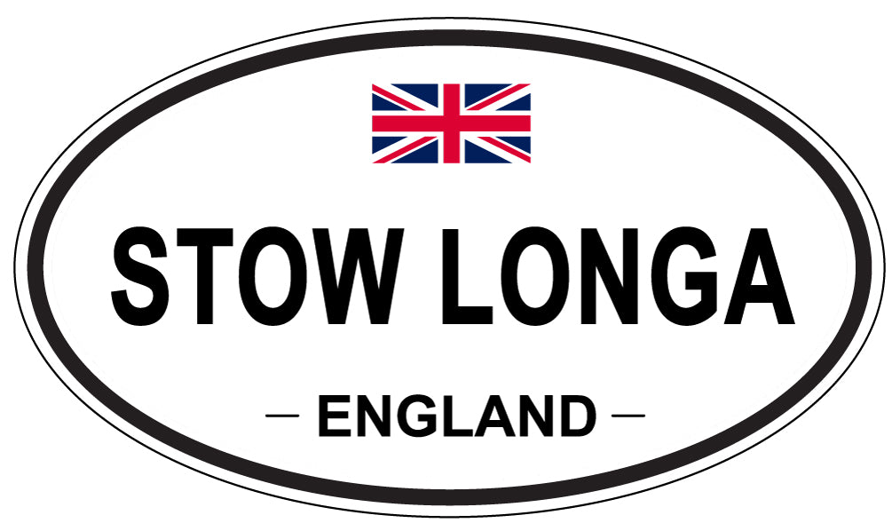 STOW LONGA, England - Oval Magnet
