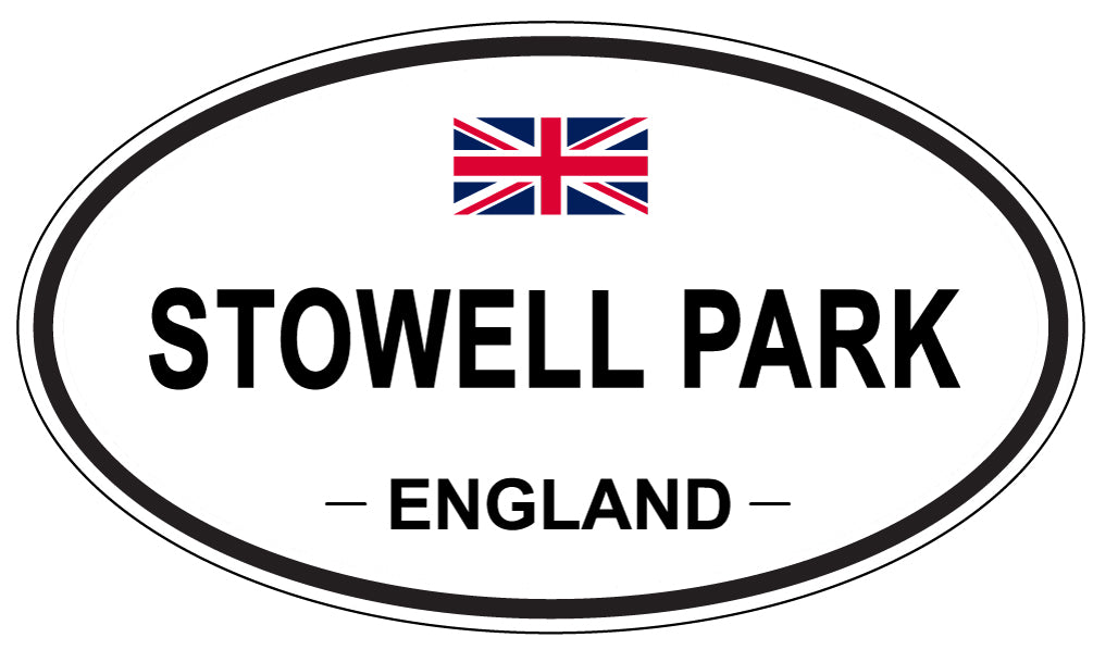 STOWELL PARK, ENGLAND - Oval Sticker